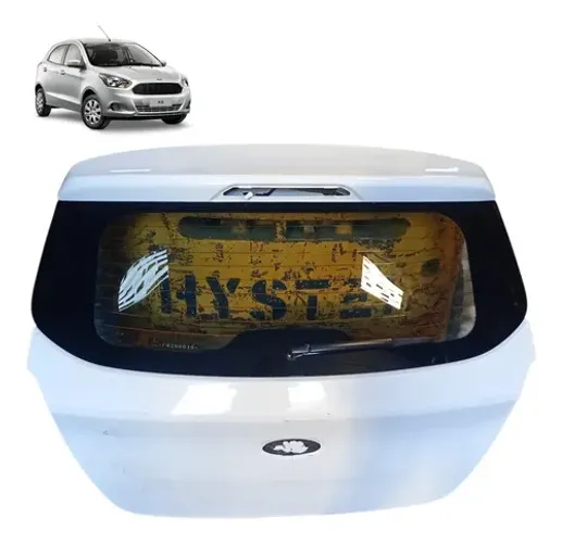 Tampa Traseira Ford Ka Hatch 2015 2016 2017 2018 2019 2020 Branco