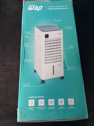 WAP Climatizador de Ar Torre CONTROL DIGITAL 3 em 1 - Climatiza, Umidifica e Ventila, Pain