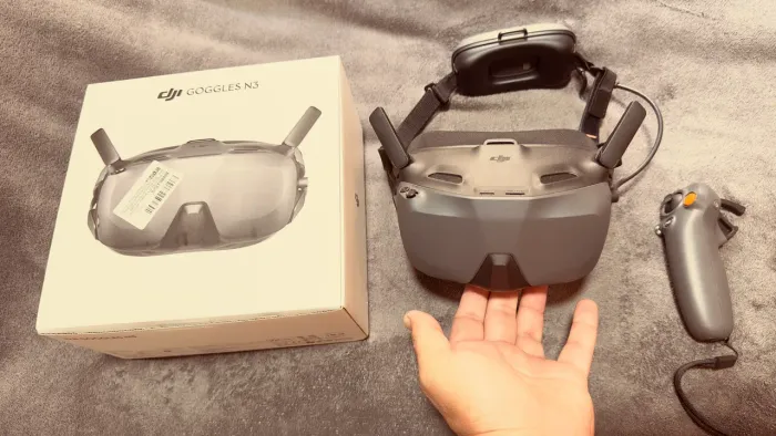 Combo DJI Goggles N3 + DJI RC Motion 3 - Estado de Zero (Usado Apenas 1x)