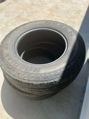 4 pneus 275/70/18 nexen semi-novo para camionete