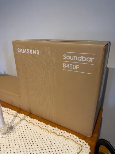 Soundbar Samsung b450f novo com nf