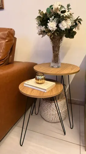 CONJUNTO DUAS MESAS LATERAIS