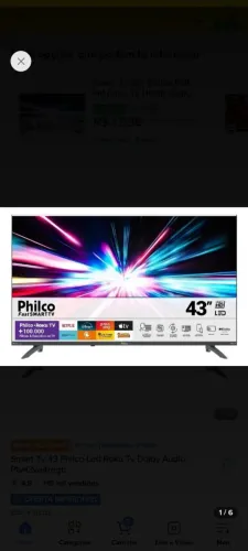 Vendo snartv plilco roku