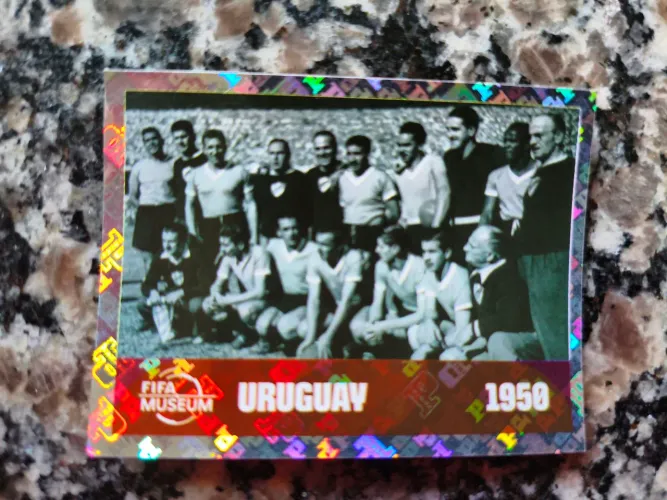 Figurinha seleção Uruguai 1950