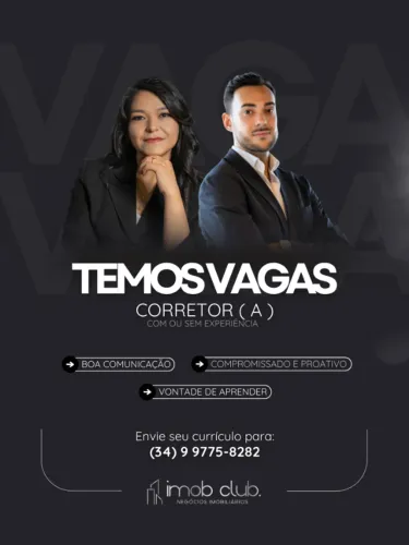 VAGA Corretor/Vendedor - Com ou sem experiência