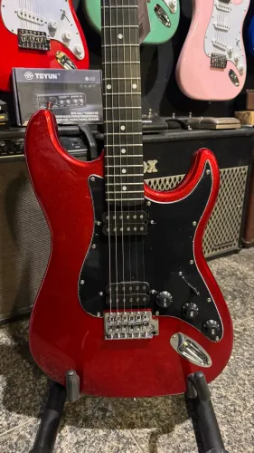 Guitarra reguladinha G102 MR/BK Giannini Vermelho metálico