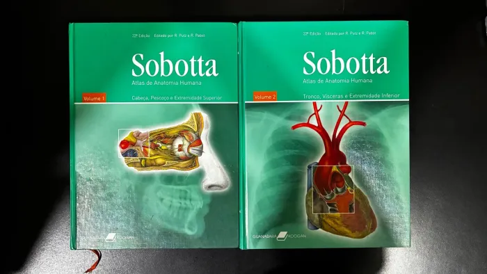 livro anatomia sobotta vol 1 e 2