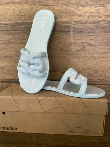 Sandália Melissa Feminina Azul-Claro - Tamanho 38