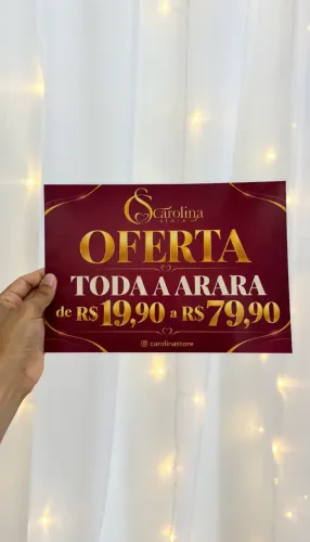 Placa A3 Grande Personalizada