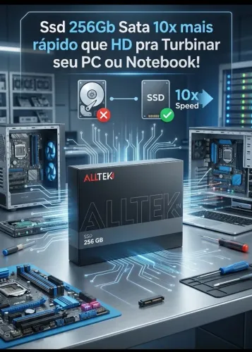 Ssd 256Gb Sata Novo Lacrado!