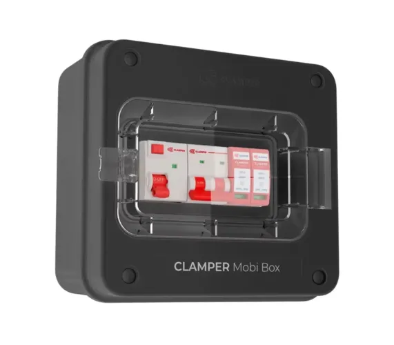 Quadro de proteção para Wallbox de carro elétrico