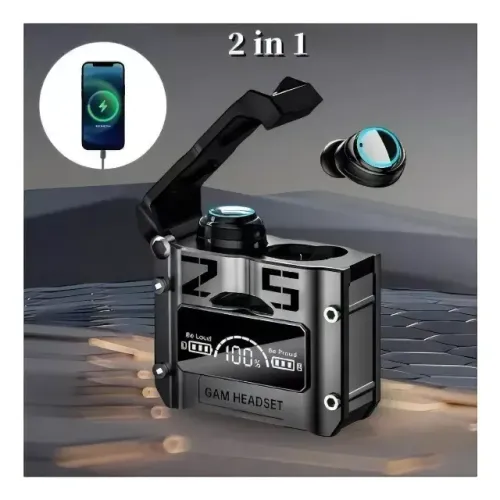 Fone de ouvido gamer sem fio M25 Bluetooth 5.3