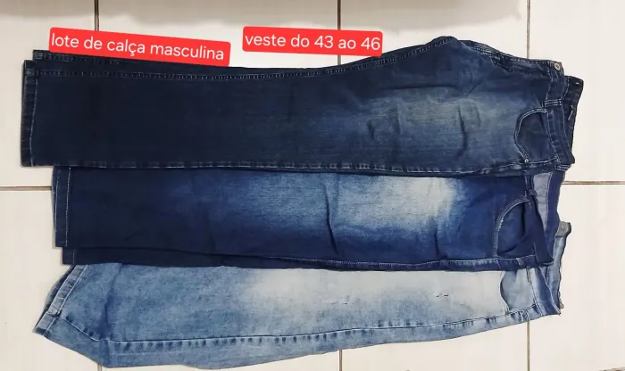 3 calças masculinas $35