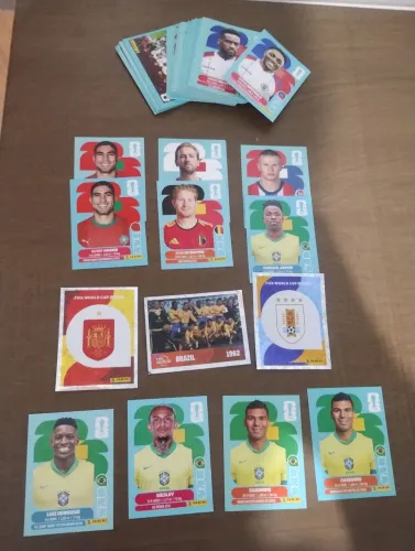 Lote figurinhas da copa 2026