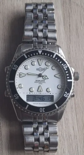 Relógio Magnum Analógico Digital Divemaster Profesdional