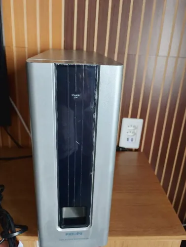 Caixa subwoofer ativo Philips para home theater