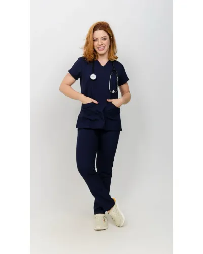 Scrub azul marinho
