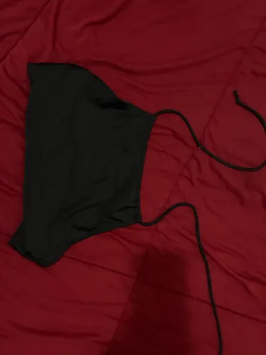 top de biquíni preto