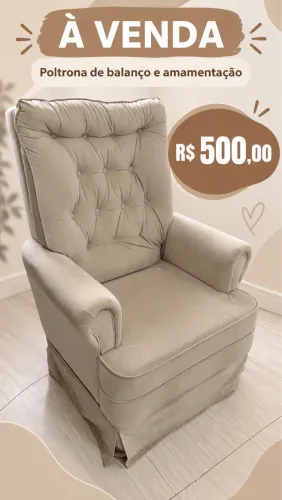 Vendo poltrona amamentação 
