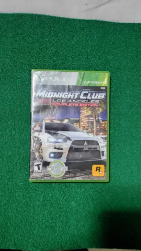 Mídia Física e Original para Xbox 360, Midnight Club.