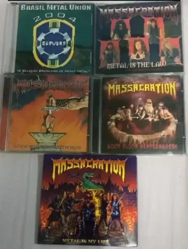 Coleção CDs Massacration