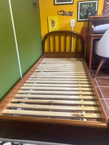 CAMA DE MADEIRA 2 metros