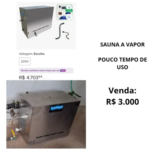 Equipamento sauna