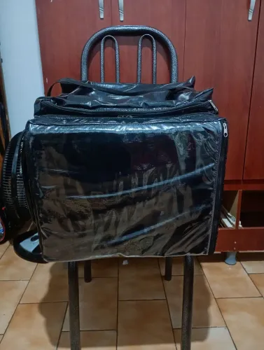 BOLSA BAG IMPERMEÁVEL EM LONA DE CAMINHÃO - COMPLETA COM CAIXA DE ISOPOR<br>? R$ 250,00