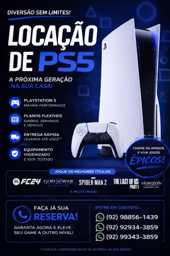 Locaçao de ps5