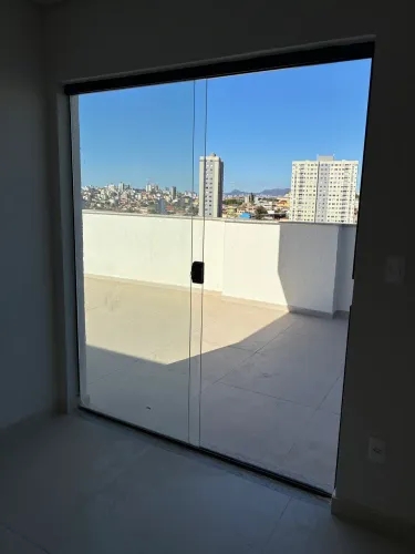 Porta de Vidro Transparente - 2,10 X 1,75