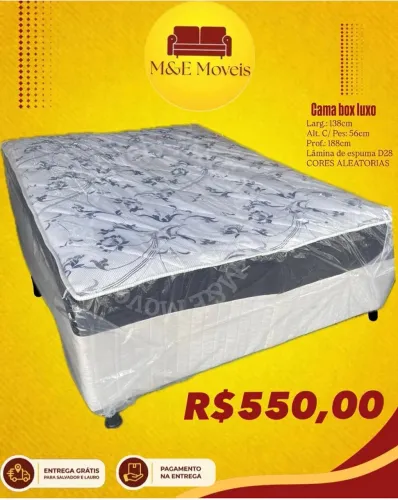 Cama box luxo com entrega gratuita