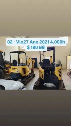 Mini escavadeiras
