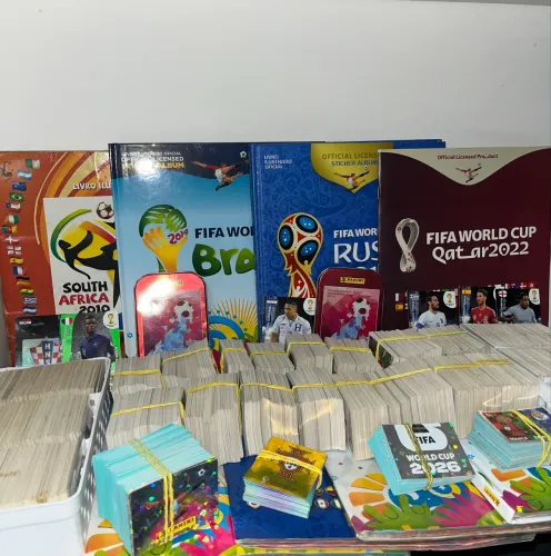 Figurinhas da Copa + Álbuns Completos e Avulsos