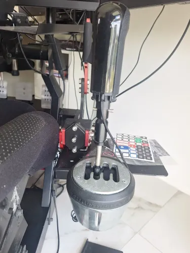 Câmbio Thrustmaster TH8A Shifter - 100% Metal e Impecável (PC / PS4 / PS5 / Xbox)