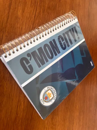 Caderno Spiral 20 materias Manchester City