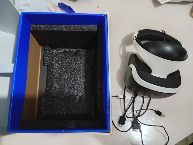 PlayStation VR 1 com Caixa Original - Sem Teste