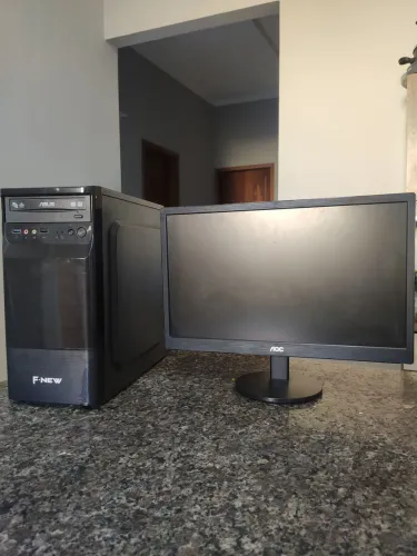 Computador e monitor/ HD 1000 TB , Ram 250.
