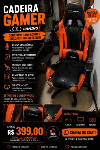 Vendo cadeira gamer