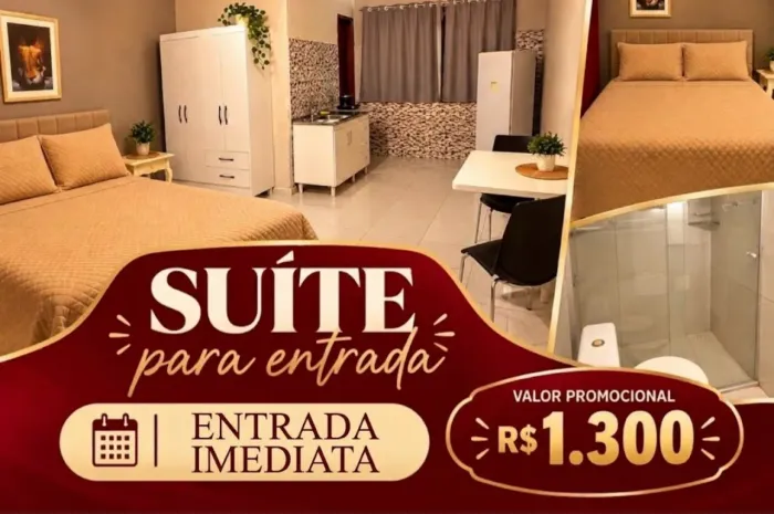 Kitnet tipo loft disponível para entrada IMEDIATA