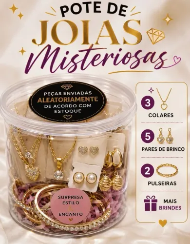 Pote de joias misteriosos