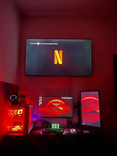 ?PC Gamer Completo RYZEN 5500 + RX6650XT XFX + Acer nitro 180hz + 2 monitores e garantia