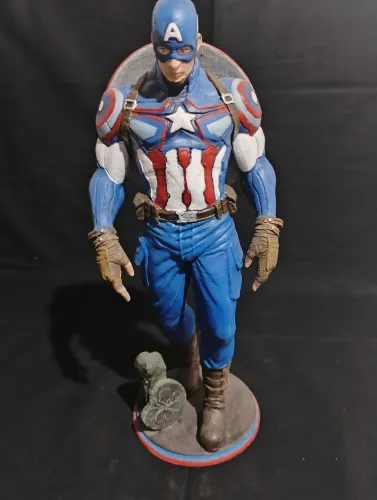 Capitão América em pla