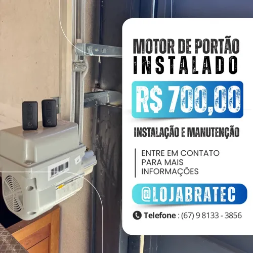 Motor para portão de elevação de 8 segundos (instalado)