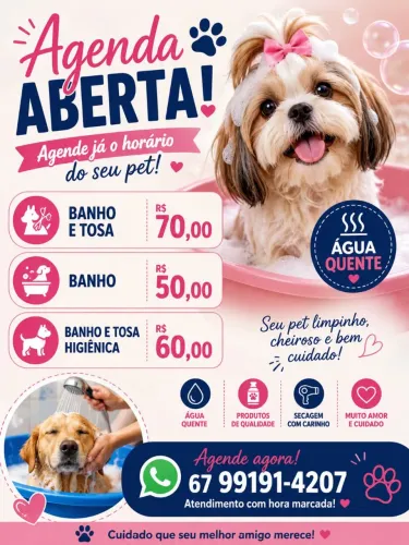 Banho e tosa 
