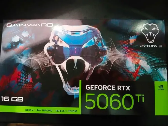 Placa de vídeo geforce rtx 5060TI 16GB( lacrada + NF)