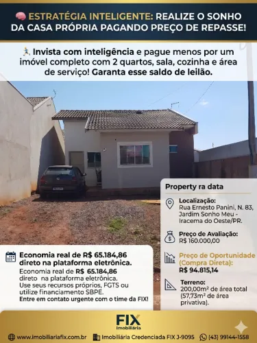 ? ESTRATÉGIA INTELIGENTE: REALIZE O SONHO DA CASA PRÓPRIA PAGANDO PREÇO DE REPASSE!