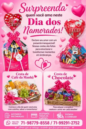 Cesta café da manhã 