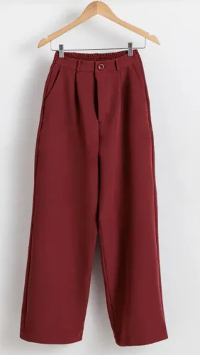 Calça feminina marsala tamanho GG