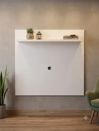PAINEL TV 32 BRANCO. NOVO