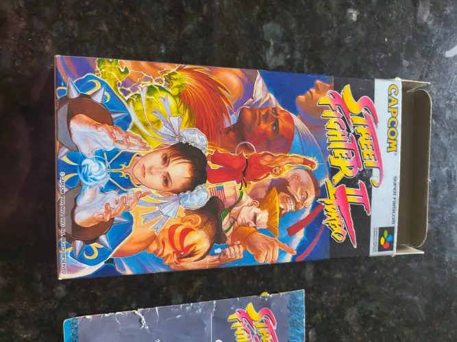 Street fighters 2 turbo original com cx original e berço